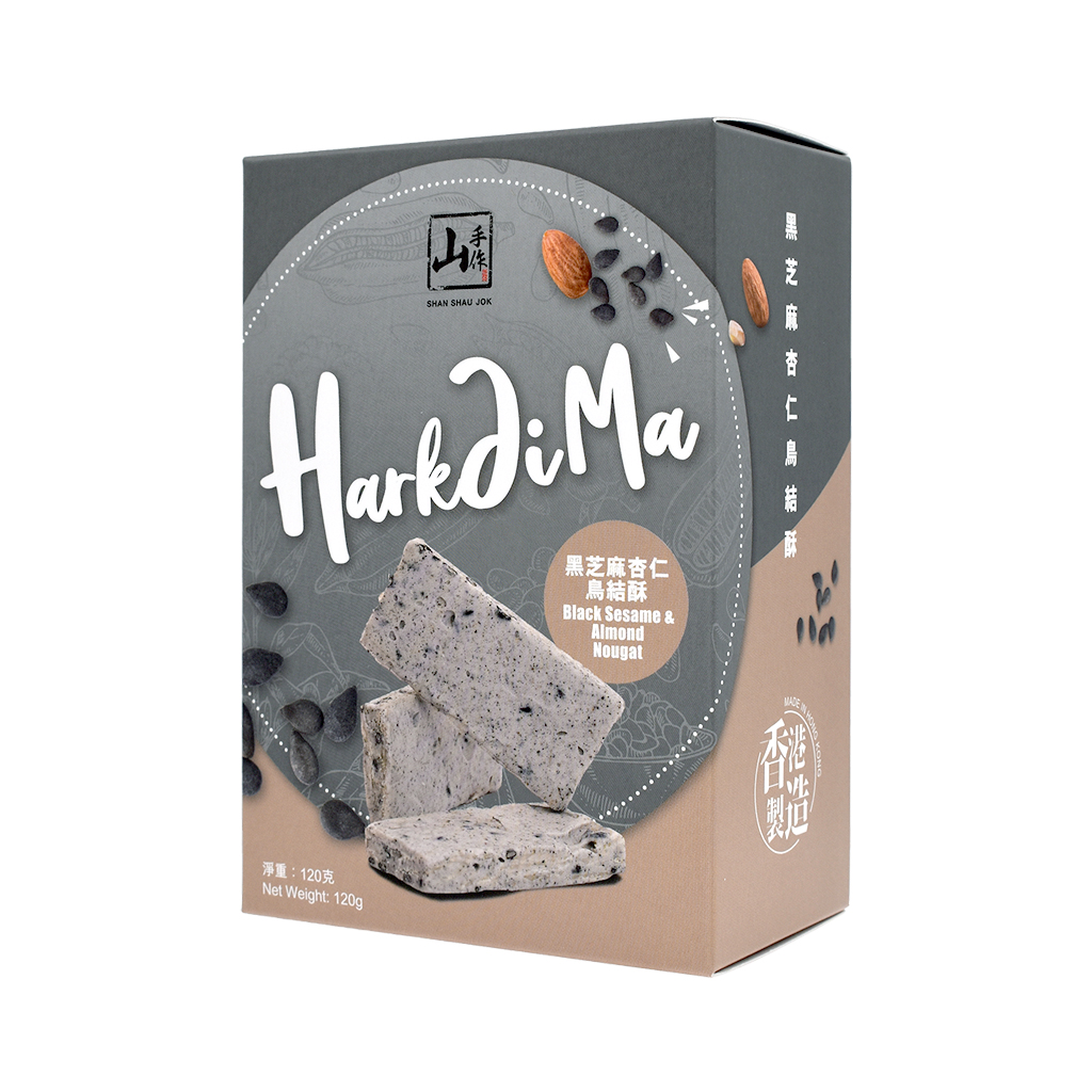 山手作黑芝麻杏仁鳥結酥 (120克)