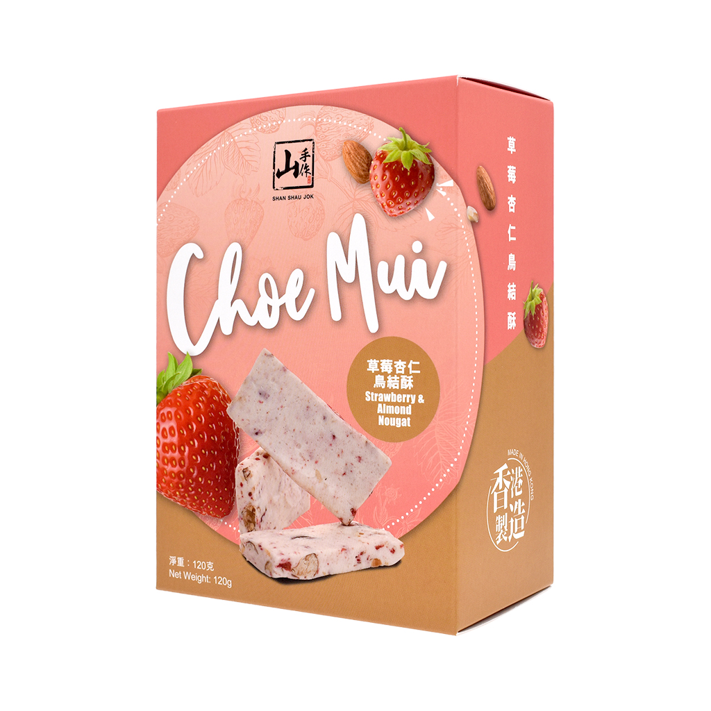 山手作草莓杏仁鳥結酥 (120克)