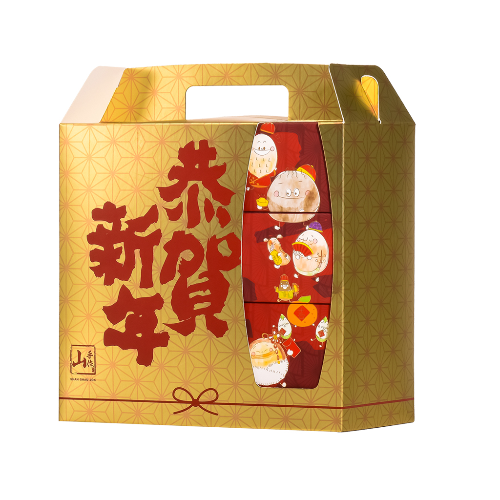 山手作金尊賀歲發發發禮盒 (一套四盒)